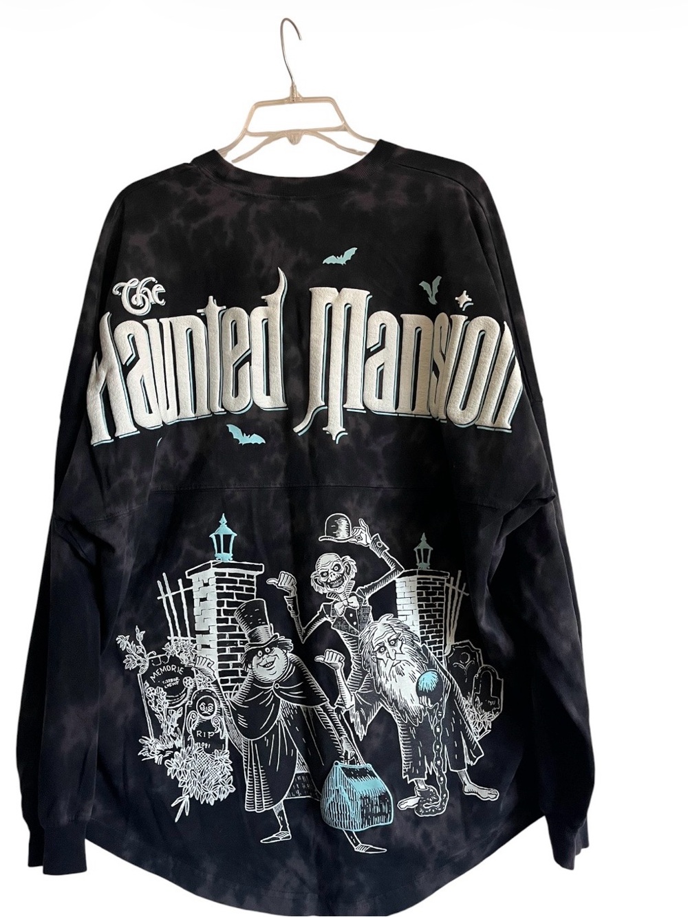 Disney Haunted Mansion Hitchhiking Ghosts Spirit Jersey Glow On The Dark Medium